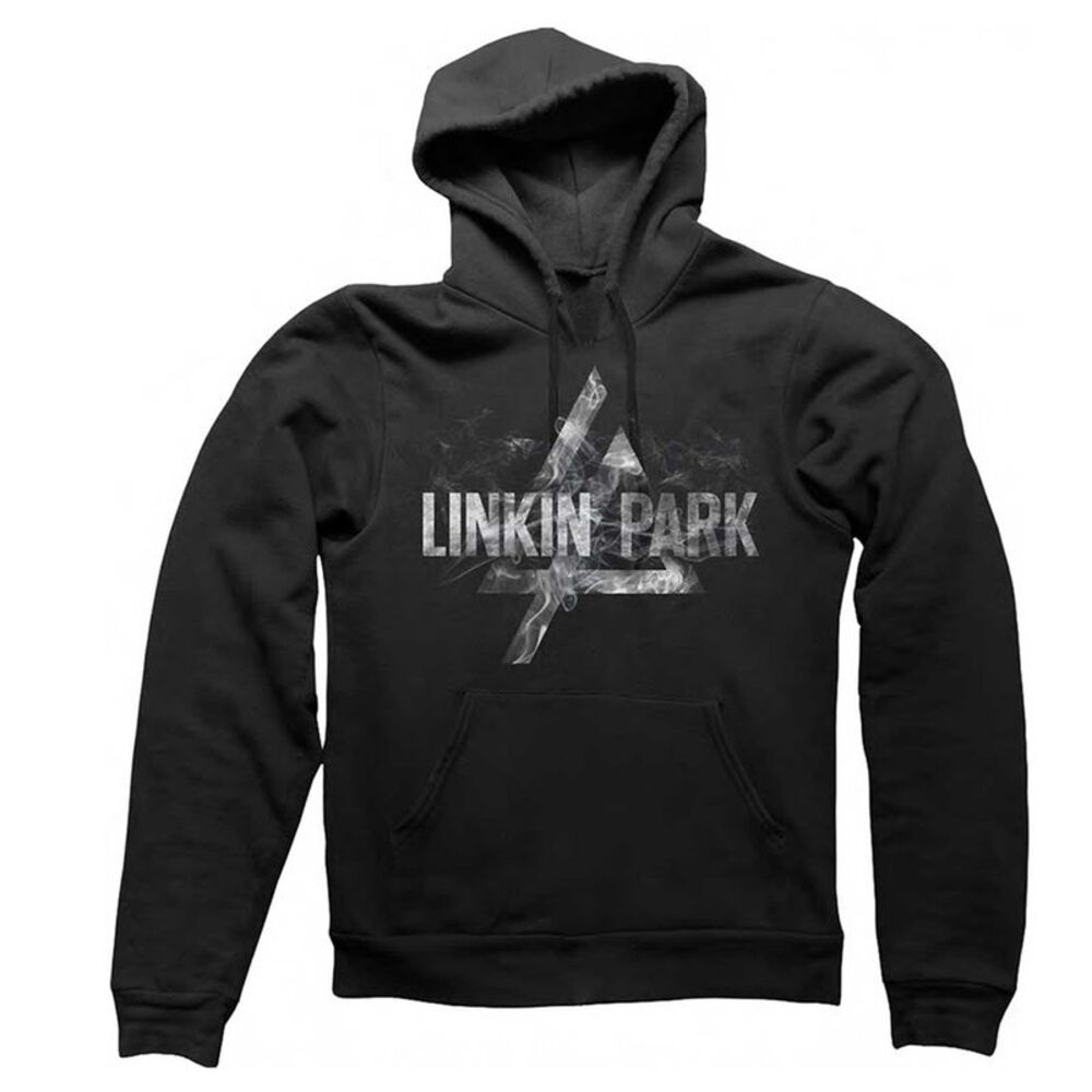 Linkin Park Unisex Adult Smoke Logo Hoodie / Black